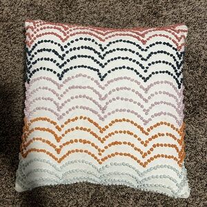 Anthropologie Embroidered Pillow